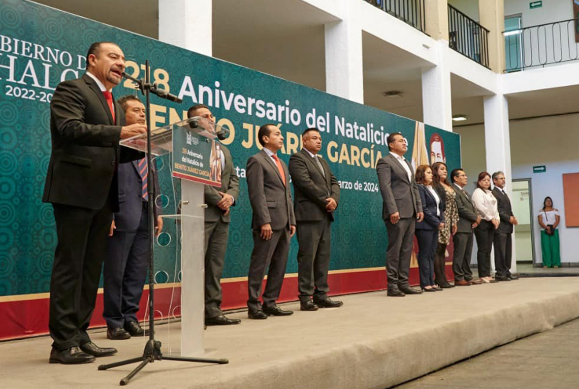 Boletín 270.- Gobierno de Chalco conmemora 218 años del Natalicio de  Benito Juárez García