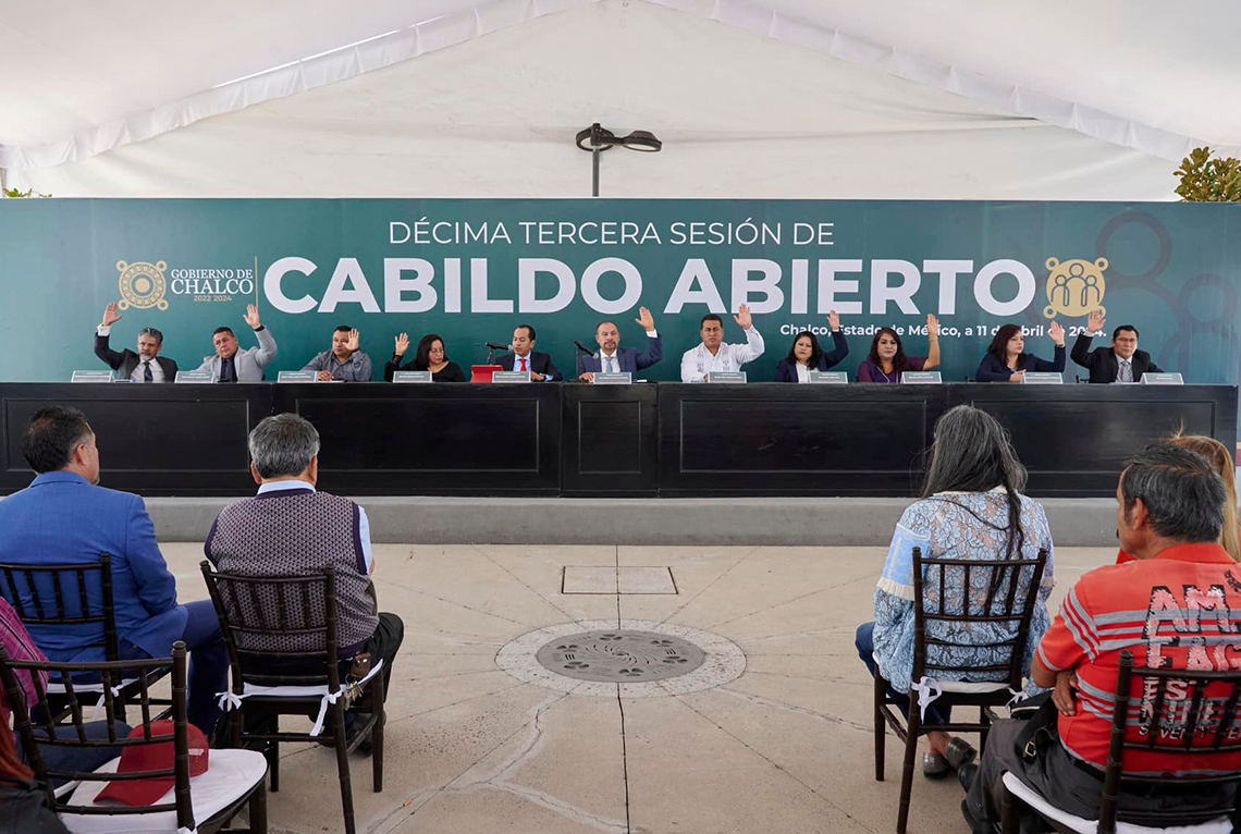 Boletín 271.- Gobierno de Chalco celebra su 13º Cabildo Abierto