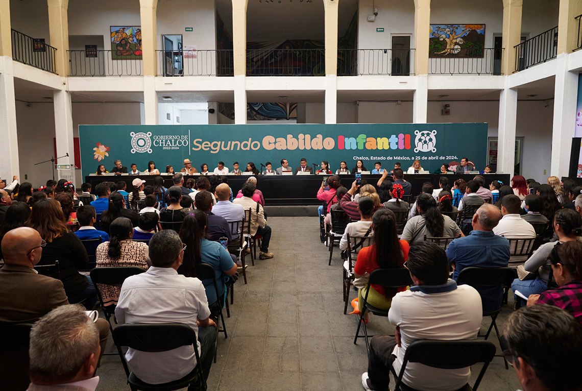Boletín 272.- Gobierno de Chalco celebra su Segundo Cabildo Infantil