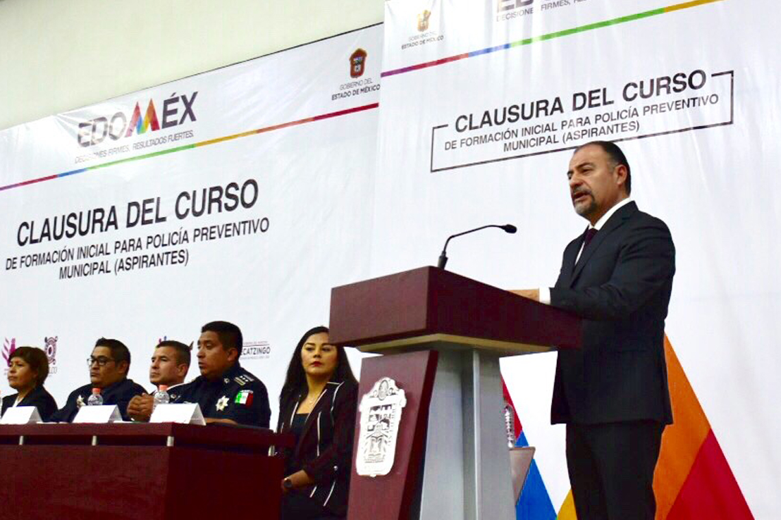 Boletín 129.-Gobierno de Chalco integra a 30 nuevos elementos a la Policía Municipal