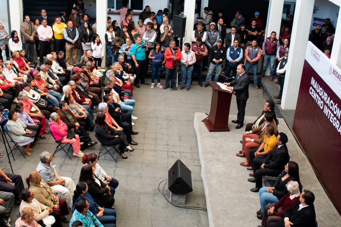 Boletín 139.-Miguel Gutiérrez inaugura en Chalco el primer Centro Integrador del Bienestar de la Región de los Volcanes
