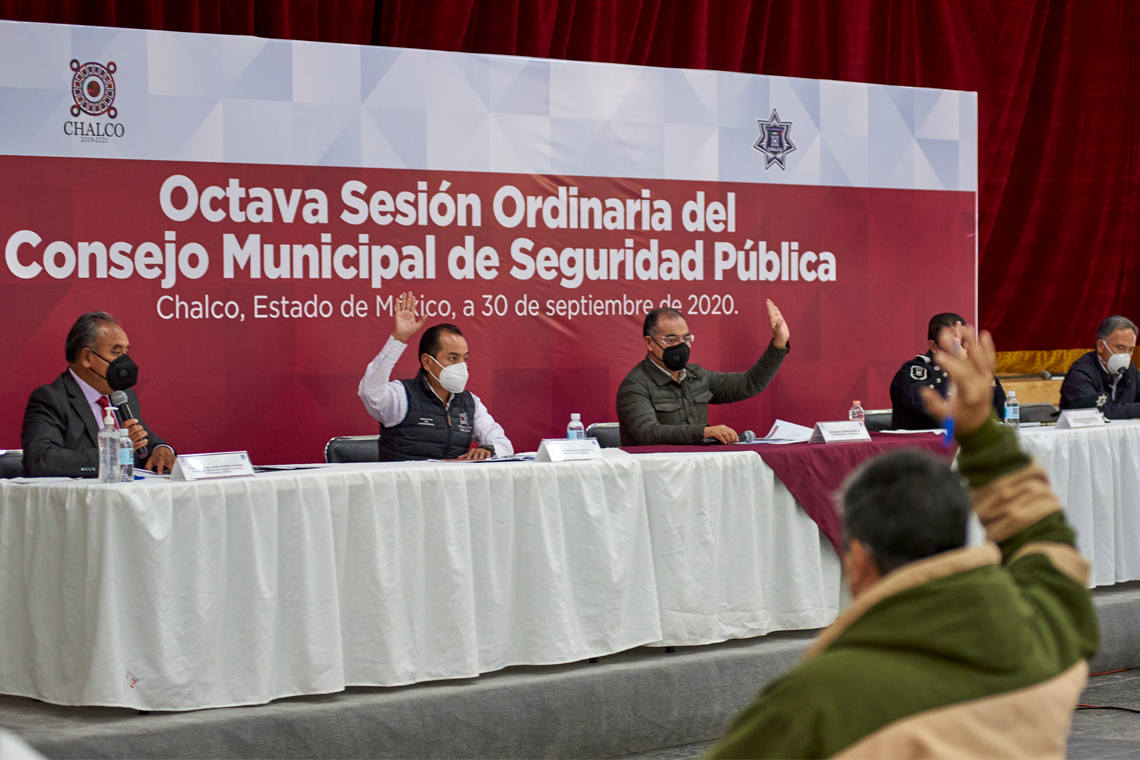 Boletín 181.-El Gobierno de Chalco disminuye en 18% los delitos de alto impacto en el municipio