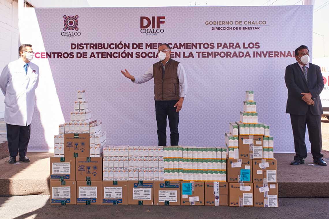 Boletín 188.-Miguel Gutiérrez inicia con la campaña de distribución de 36 mil medicamentos gratuitos para la temporada de frío