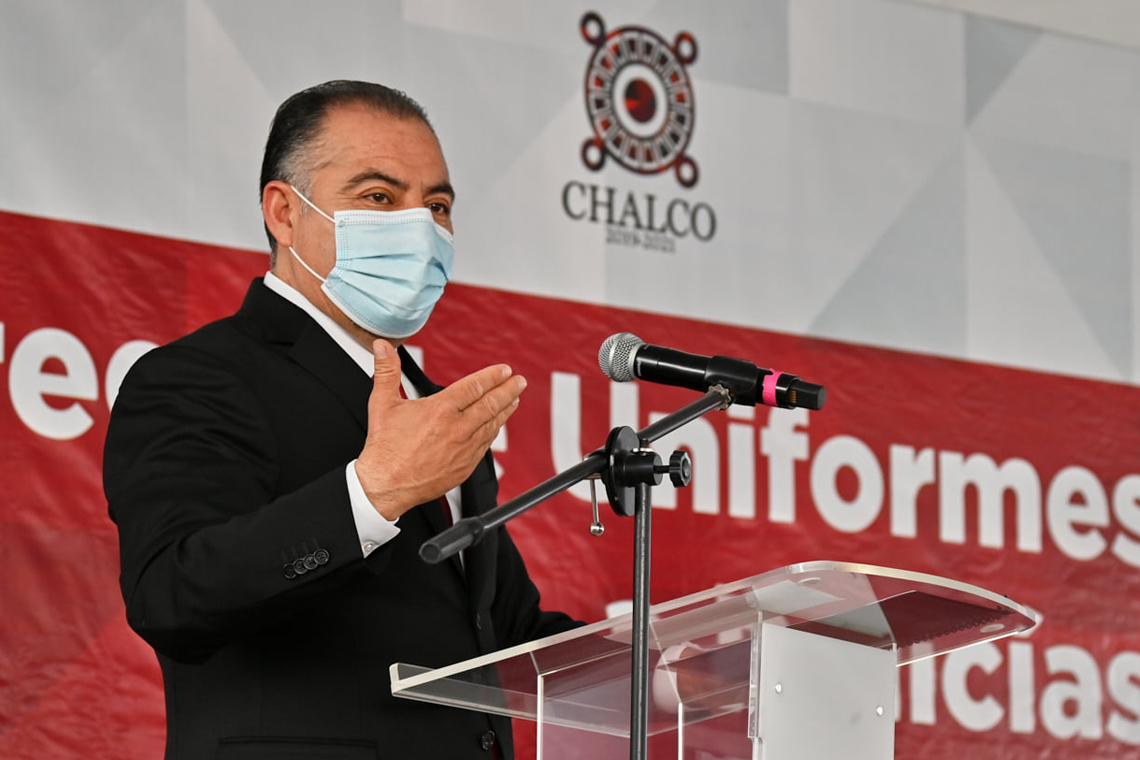 Boletín 223.- Miguel Gutiérrez entrega 13 patrullas para los pueblos originarios de Chalco