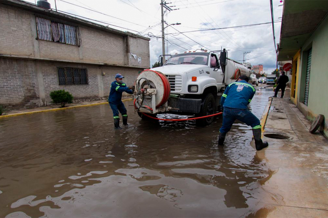 Boletín 271.- Gobierno de Chalco atiende afectaciones por lluvia atípica