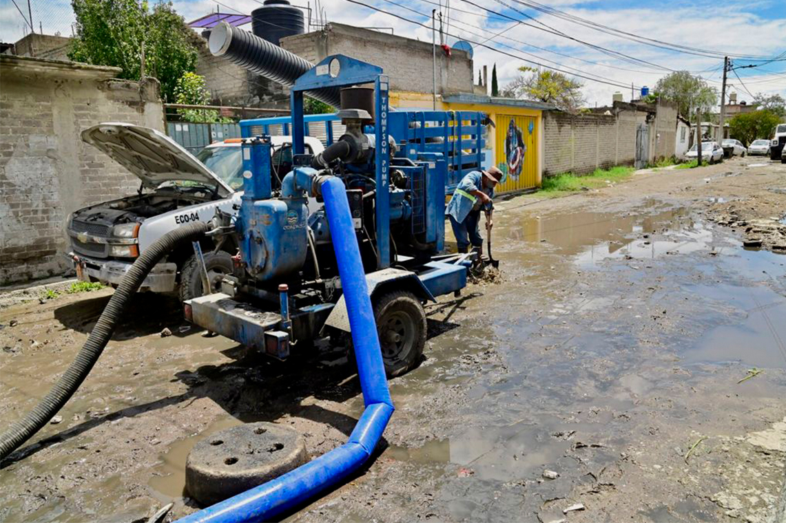 Boletín 272.-Gobierno de Chalco continúa brindando atención ante afectaciones por fuertes lluvias en el municipio.