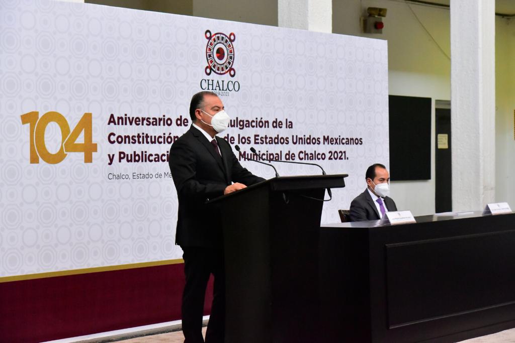 Boletín 213.-Gobierno de Chalco hace obligatorio el uso de cubrebocas en su Bando Municipal 2021