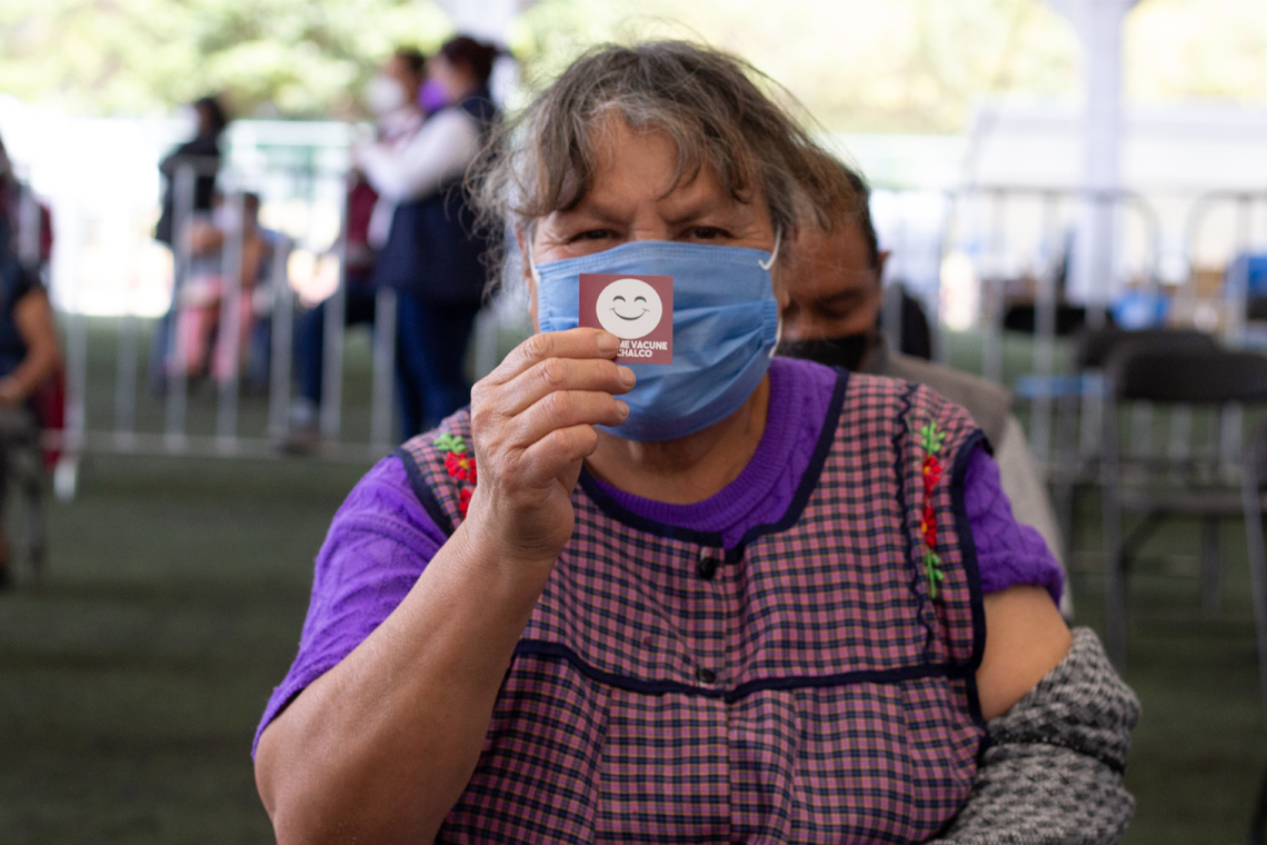 Boletín 237.-Con 21 mil 680 dosis aplicadas, termina Jornada de Vacunación para adultos mayores en Chalco