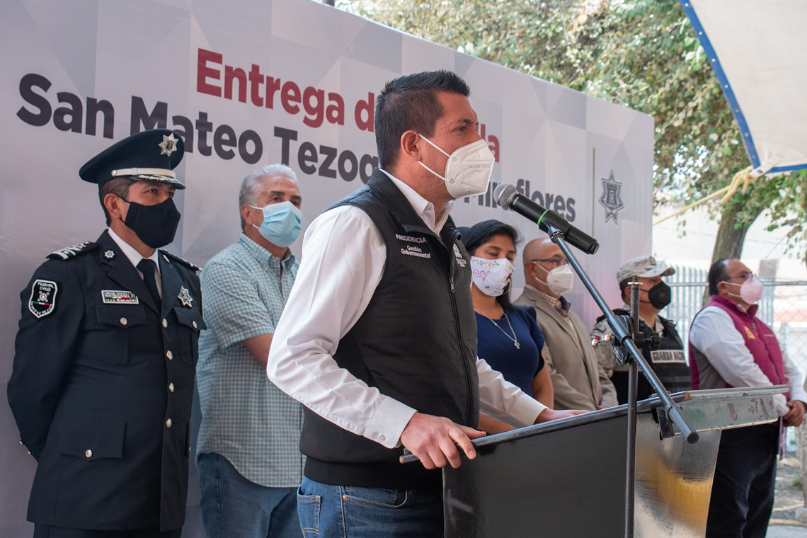 Boletín 245.- Gobierno de Chalco entrega patrullas en Miraflores y Tlapala