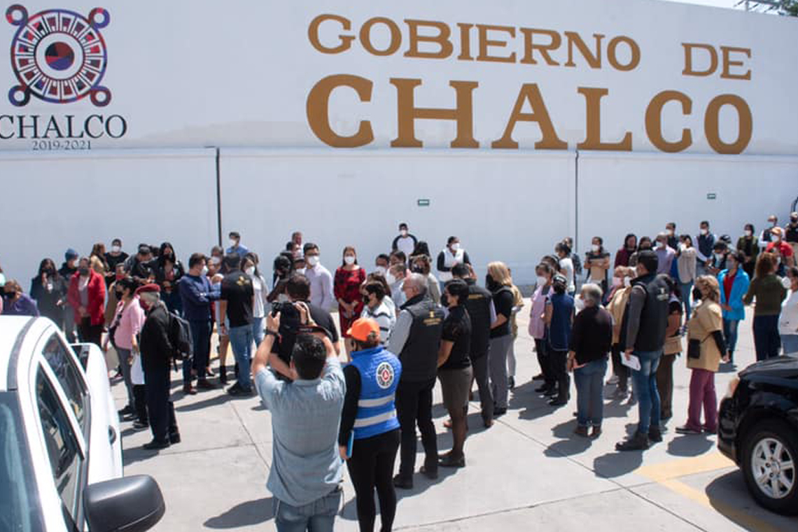 Boletín 251.-Chalco participa de manera exitosa en el primer Simulacro Nacional 2021