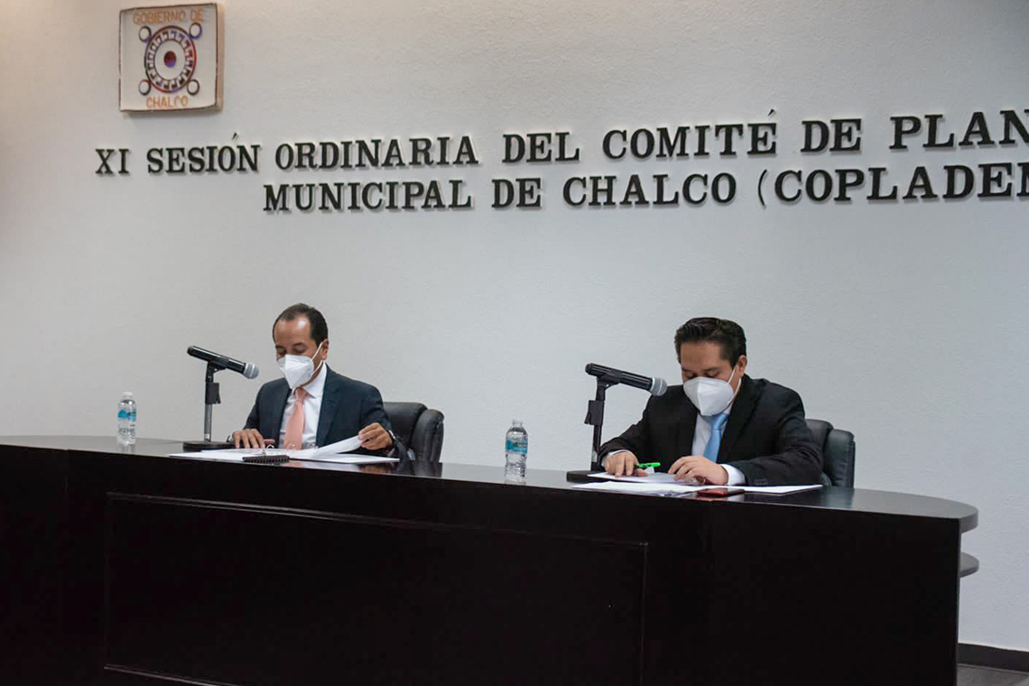 Boletín 252.-Comité de Planeación Municipal del Gobierno de Chalco presenta sus avances trimestrales