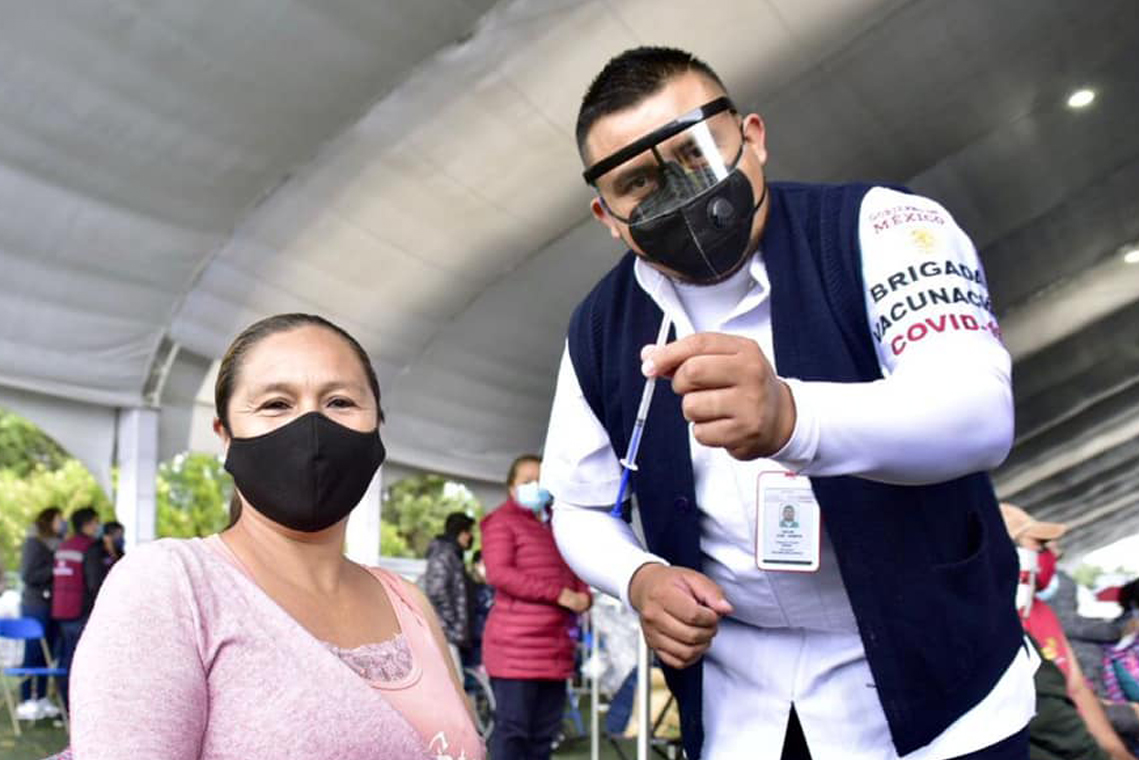Boletín 254.-Más de 10 mil 900 personas se vacunan en segundo día de jornada contra Covid 19 en Chalco