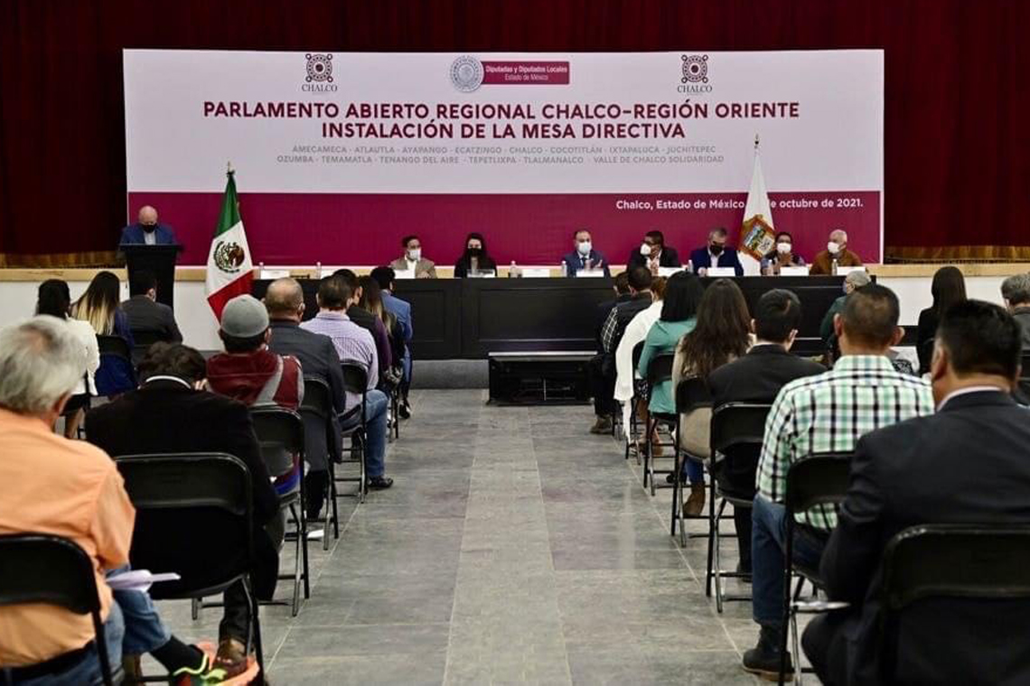 Boletín 285.-Gobierno de Chalco realiza el primer Parlamento Abierto Regional