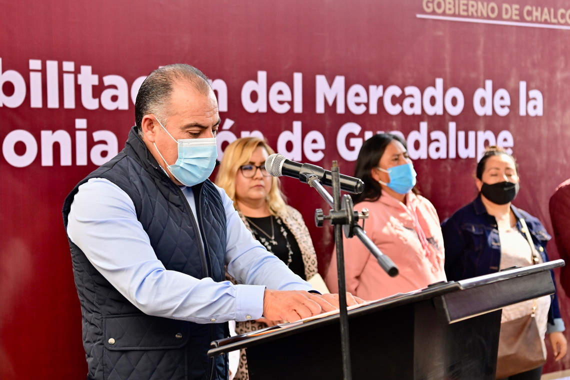 Boletín 295.-Miguel Gutiérrez entrega obra de rehabilitación del Mercado Unión de Guadalupe