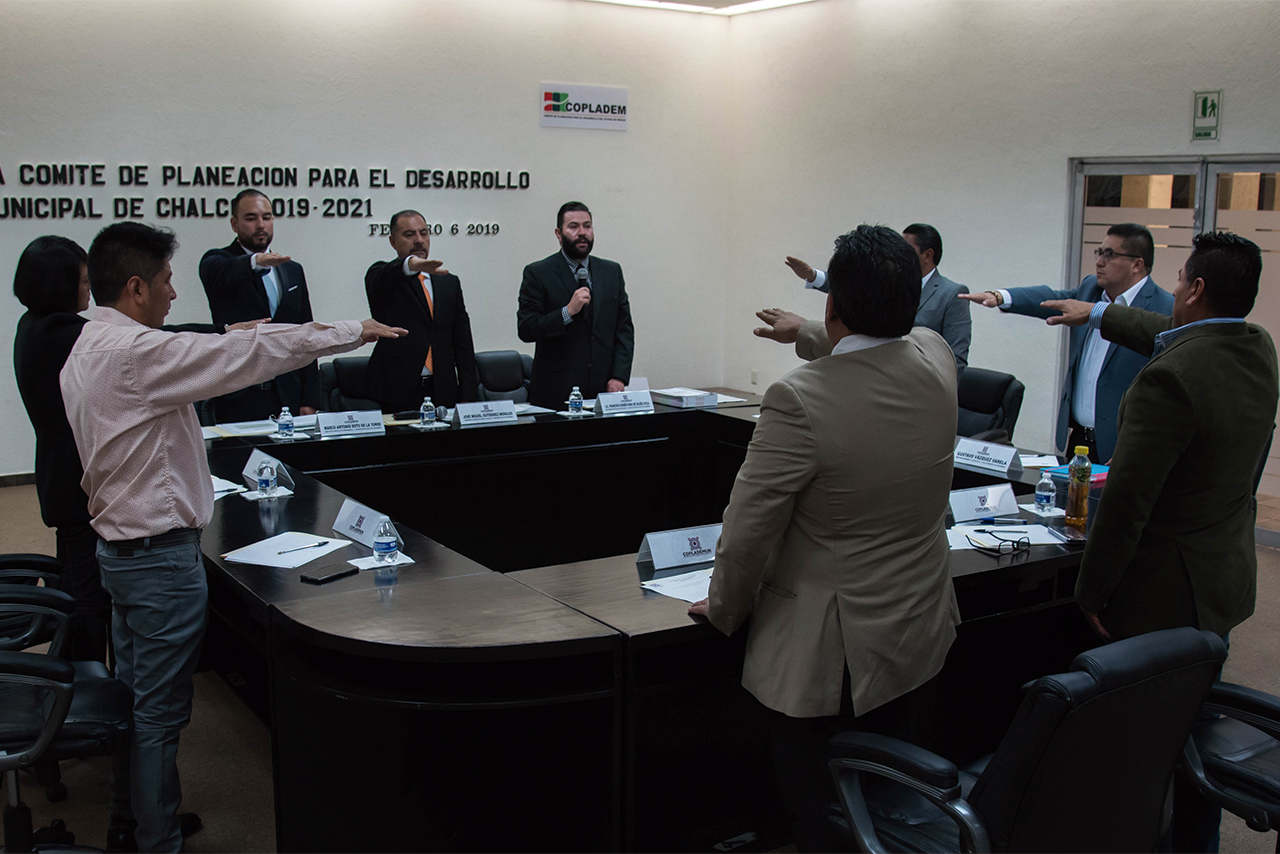 Boletín 019.-El Gobierno de Chalco celebra la primera sesión del Comité de Planeación para el Desarrollo Municipal 2019-2021