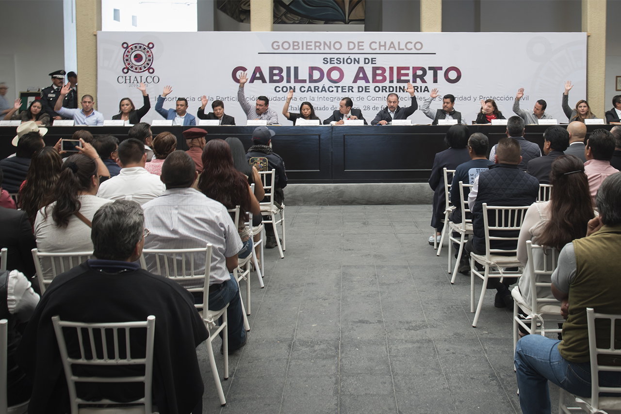 Boletín 027.-El Gobierno de Chalco celebra su primer Cabildo Abierto