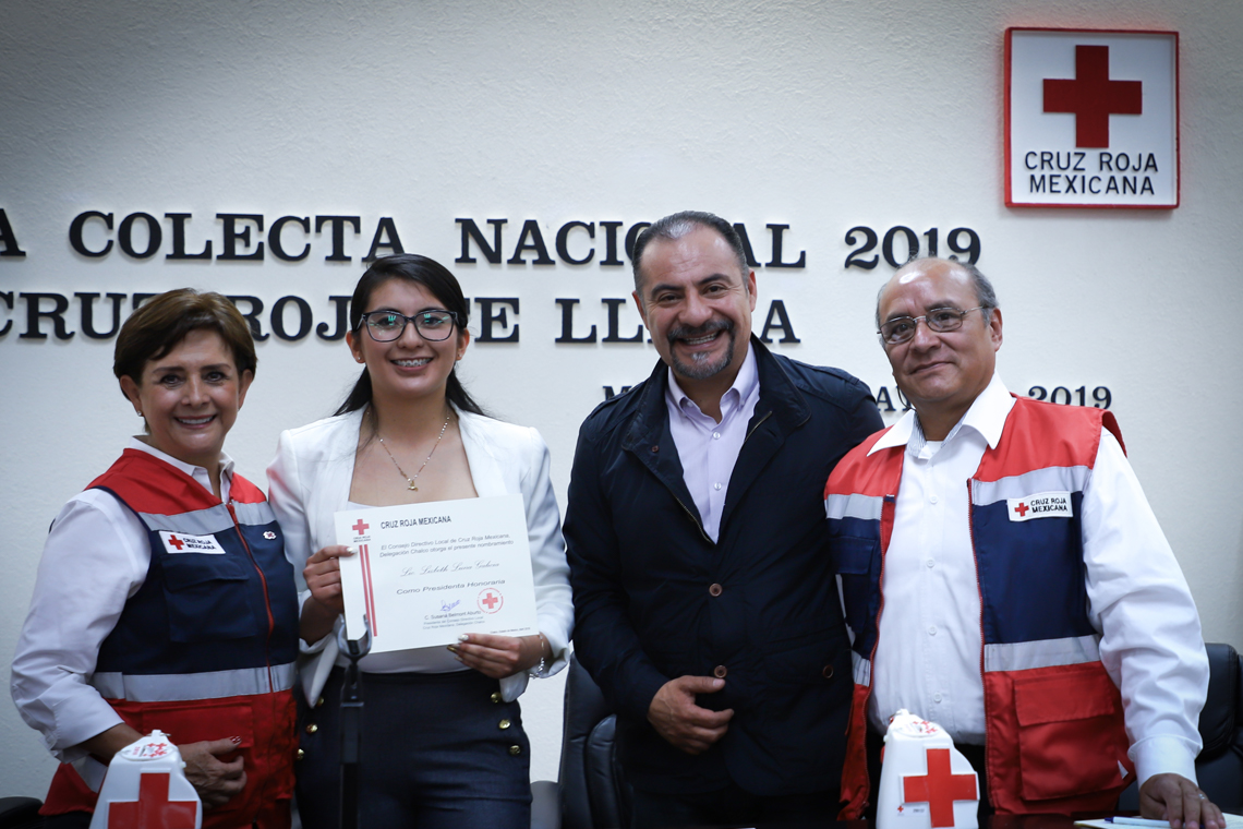 Boletín 039.-Gobierno de Chalco se compromete a sumarse a la Colecta Nacional de la Cruz Roja Mexicana