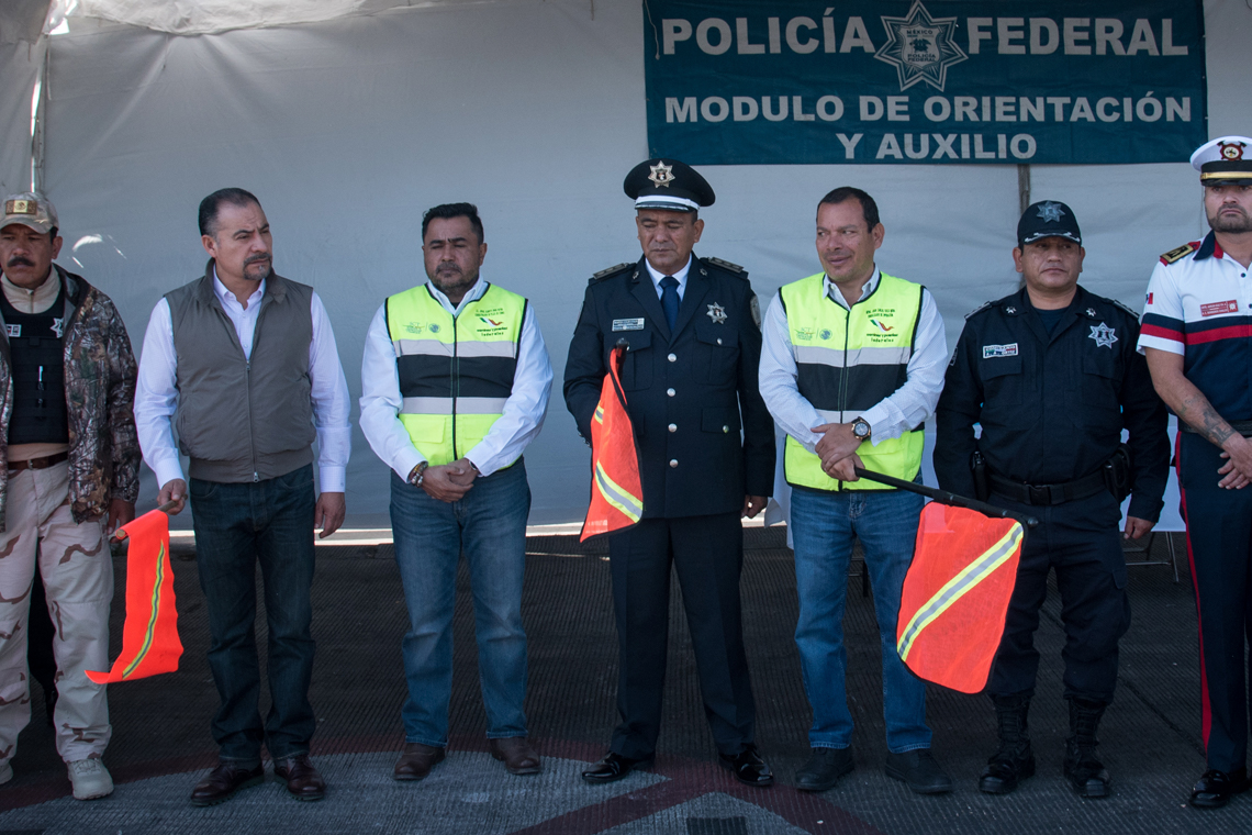Boletín 40.-Miguel Gutiérrez da banderazo de salida al Programa de Apoyo de Seguridad: Semana Santa 2019