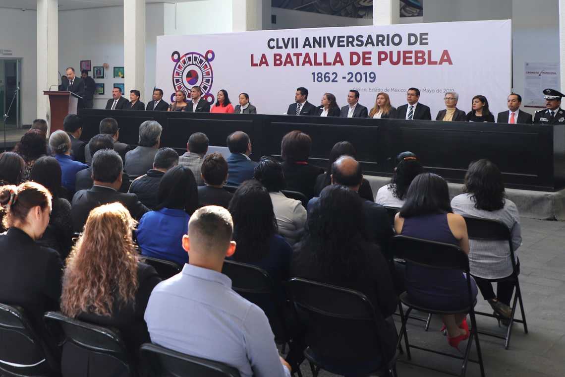 Boletín 51.-Gobierno de Chalco conmemora el 157 Aniversario de la Batalla de Puebla
