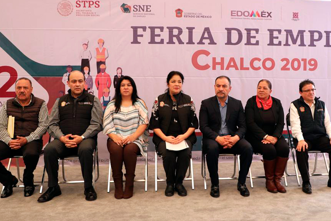 Boletín 57.-Gobierno de Chalco celebra su primera Feria del Empleo