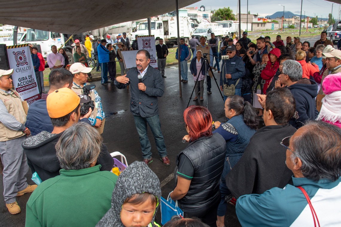 Boletín 74.-Miguel Gutiérrez anuncia la inversión de más de 4 millones de pesos para obras en Jardines de Chalco