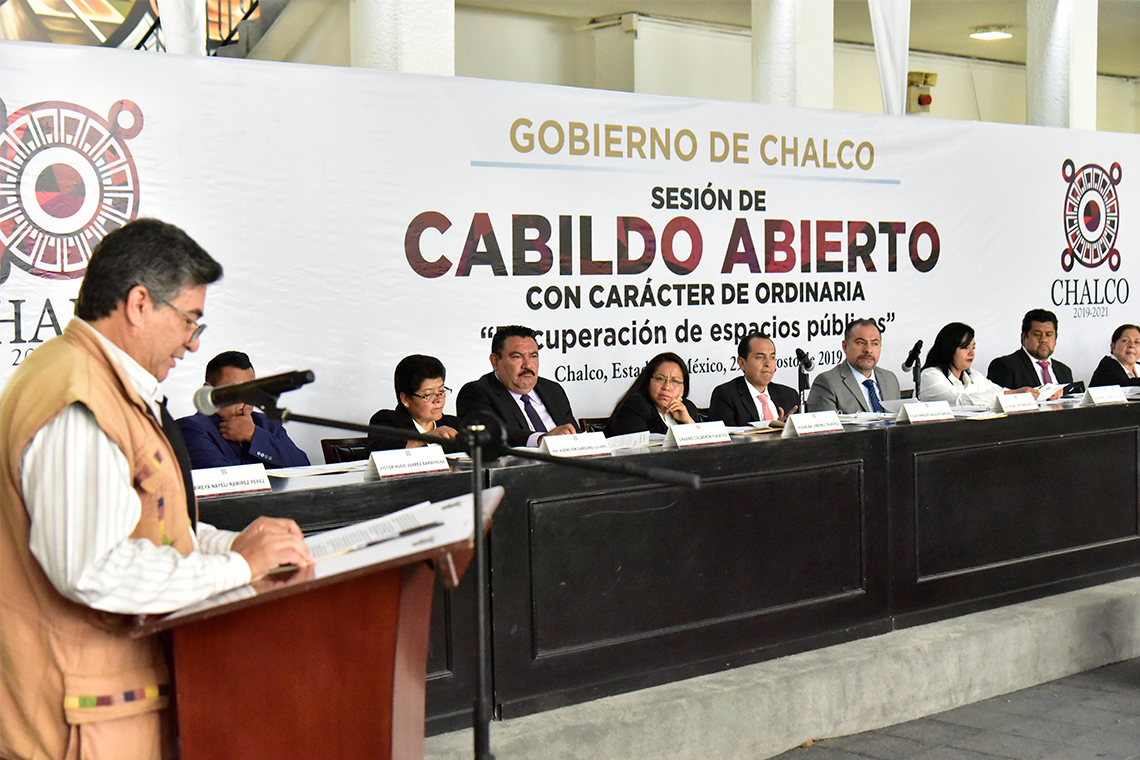 Boletín 98.-Cabildo de Chalco aprueba el ordenamiento del comercio informal en el Centro