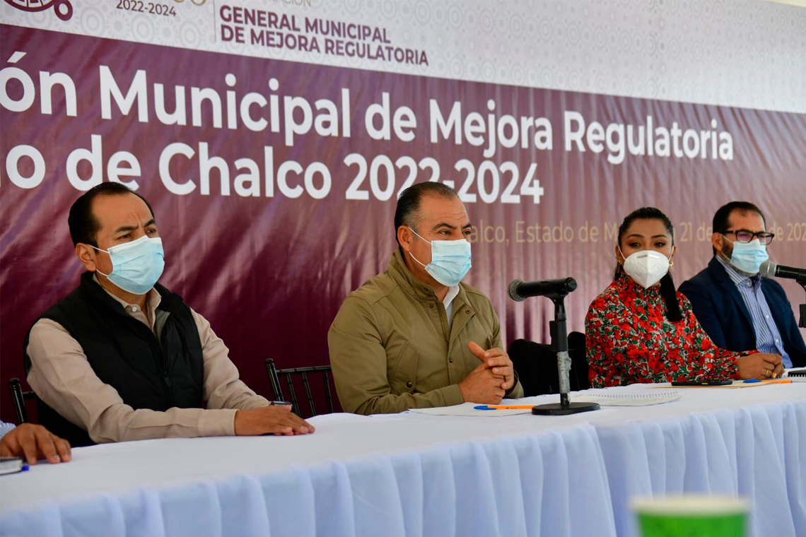Boletín 027.- Gobierno de Chalco instala la Comisión Municipal de Mejora Regulatoria