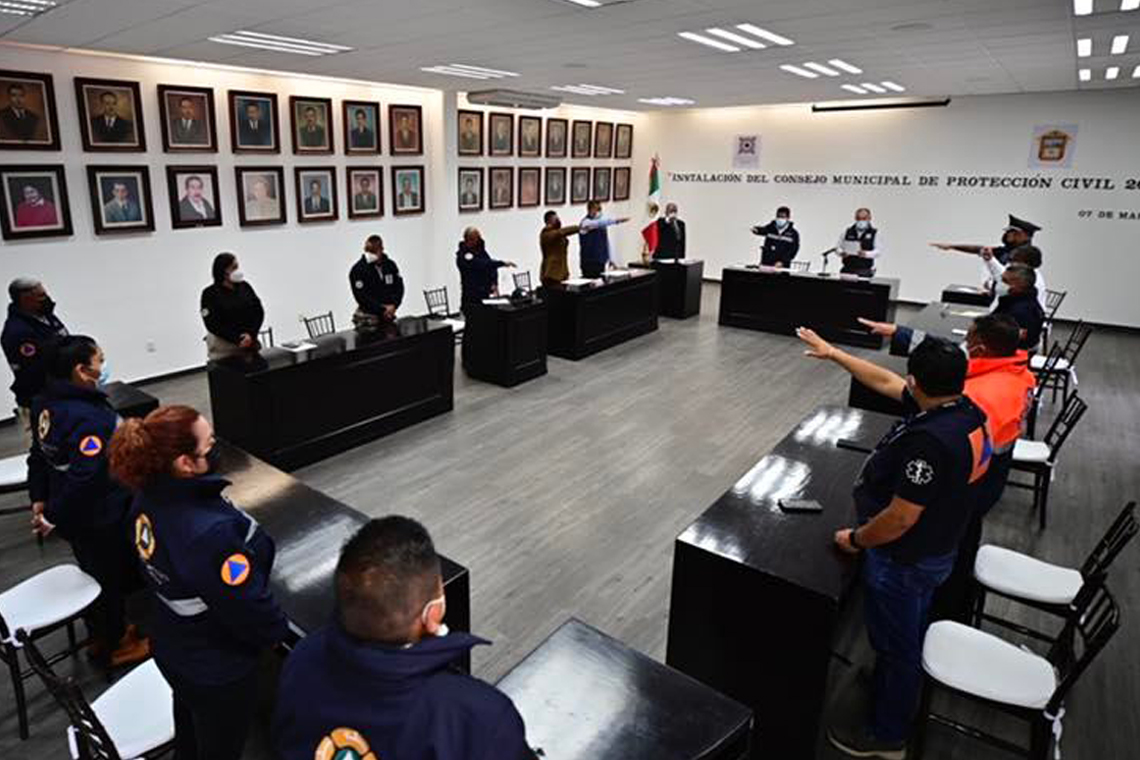 Boletín 033.-Gobierno de Chalco instala el Consejo Municipal de Protección Civil