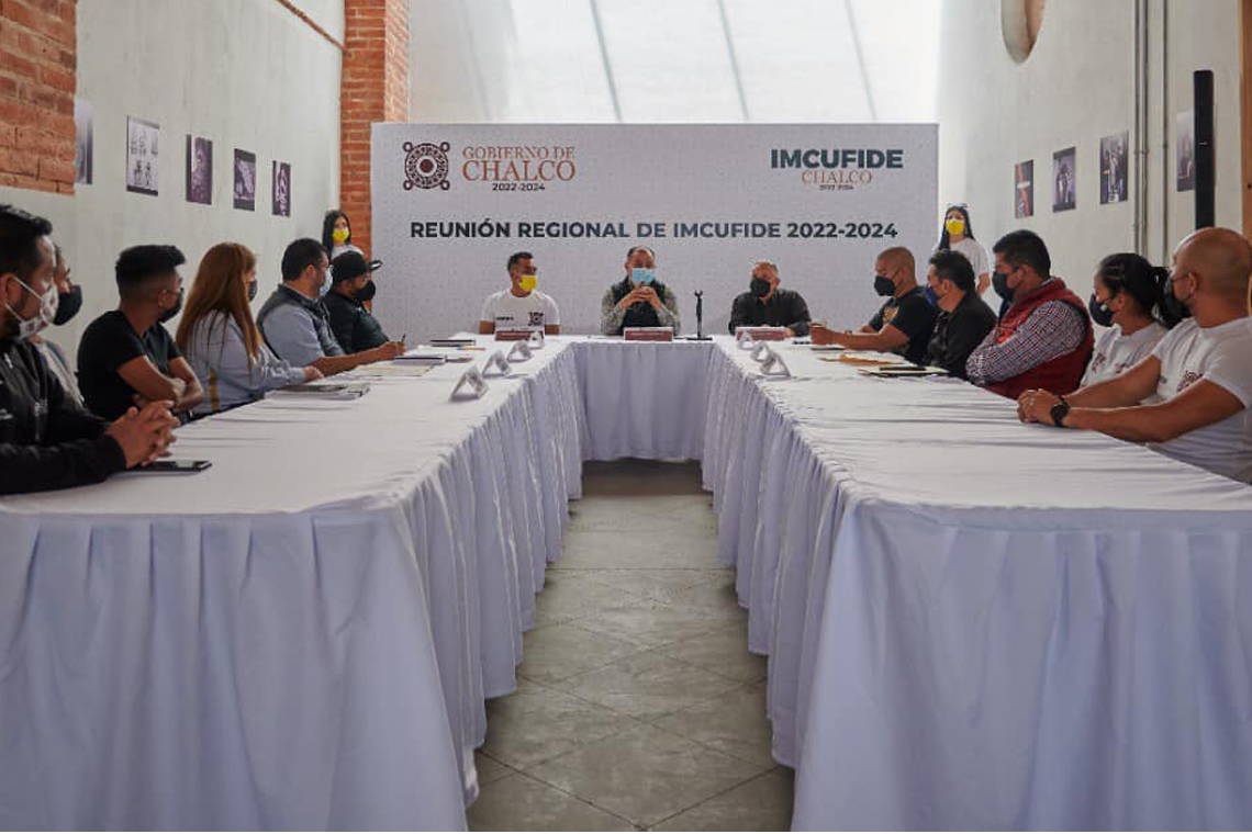 Boletín 040.-Gobierno de Chalco encabeza la Reunión Regional de IMCUFIDE