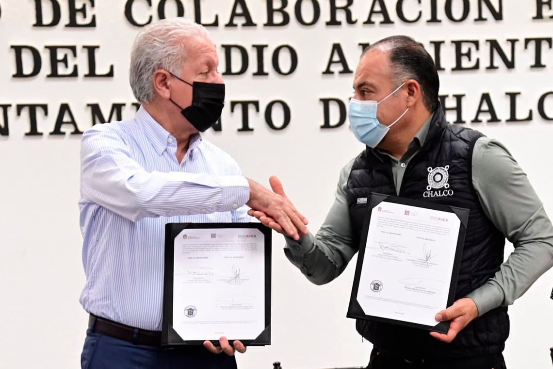 Boletín 048.- Miguel Gutiérrez firma convenios de colaboración con la Secretaría Estatal del Medio Ambiente