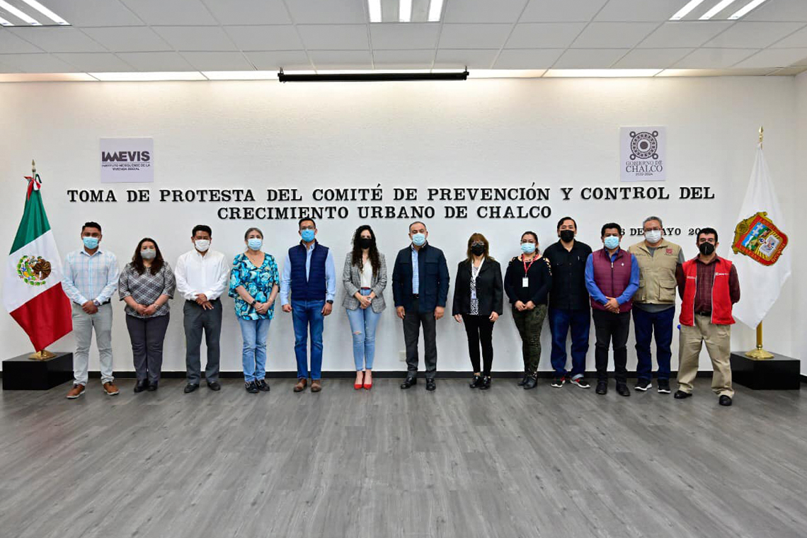 Boletín 054.- Miguel Gutiérrez instala Comité de Prevención y Control de Crecimiento Urbano de Chalco