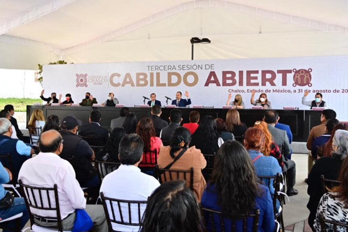 Boletín 089.- Gobierno de Chalco celebra su Tercer Cabildo Abierto