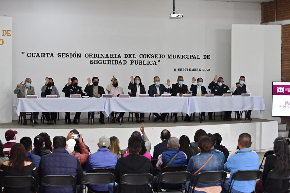 Boletín 092.- Gobierno de Chalco celebra Cuarta Sesión del Consejo de Seguridad