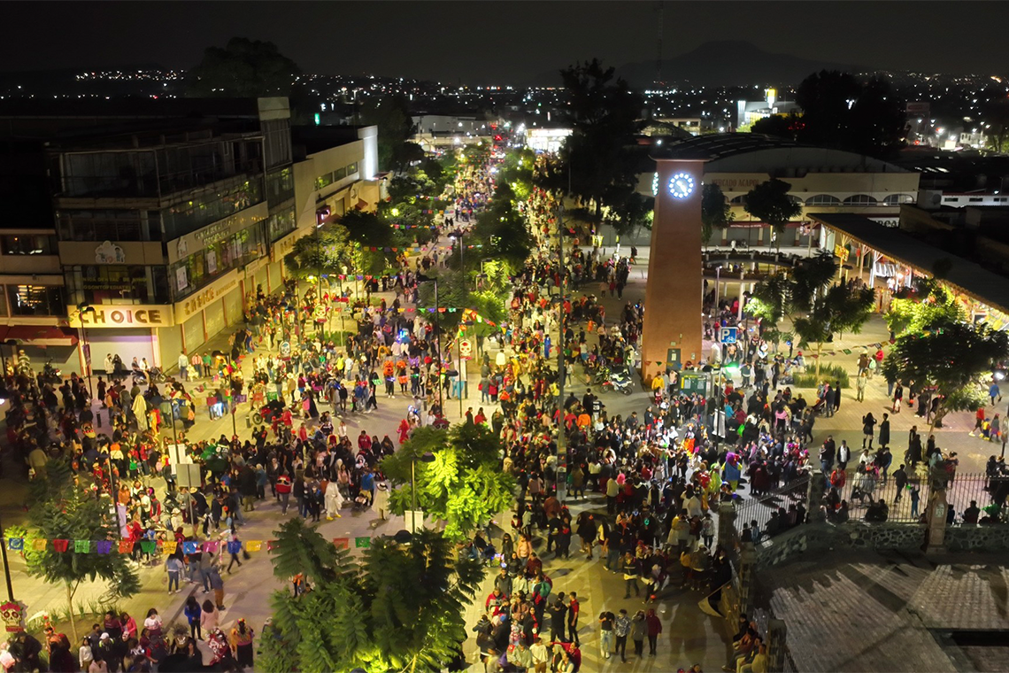 Boletín 119.- En Chalco, La  Magia del Mictlán reúne a más de 35 mil personas