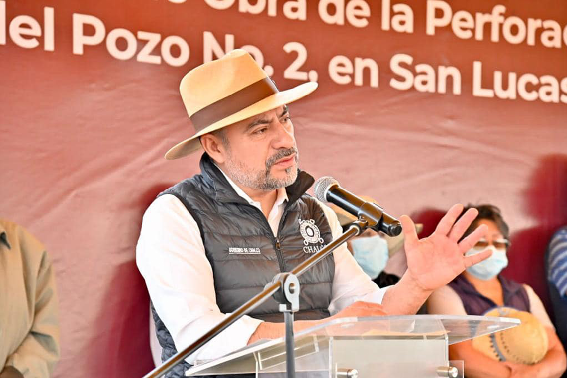 Boletín 127.- Miguel Gutiérrez inicia con la perforación de pozos en San Lucas y San Juan de Dios