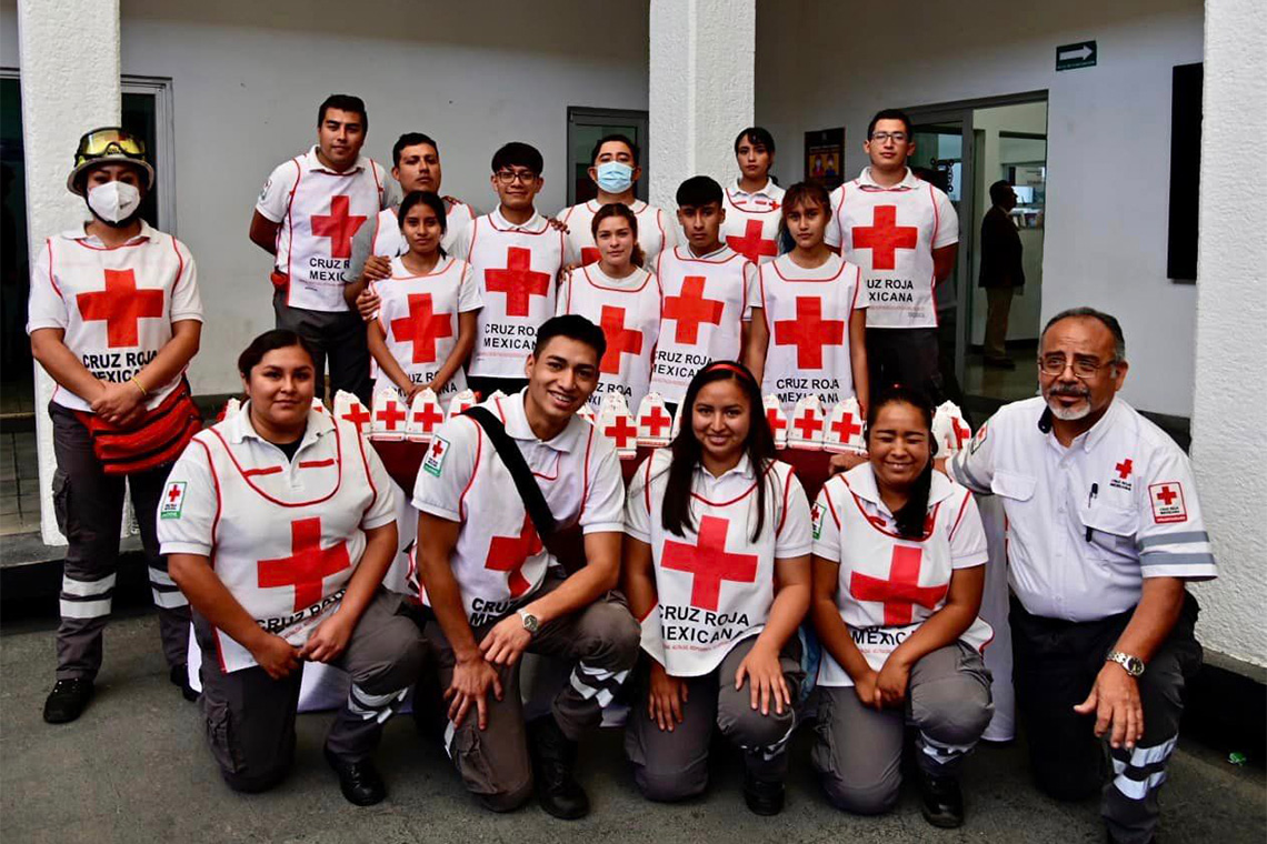 Boletín 132 Miguel Gutiérrez Inicia La Colecta De La Cruz Roja Mexicana En Chalco