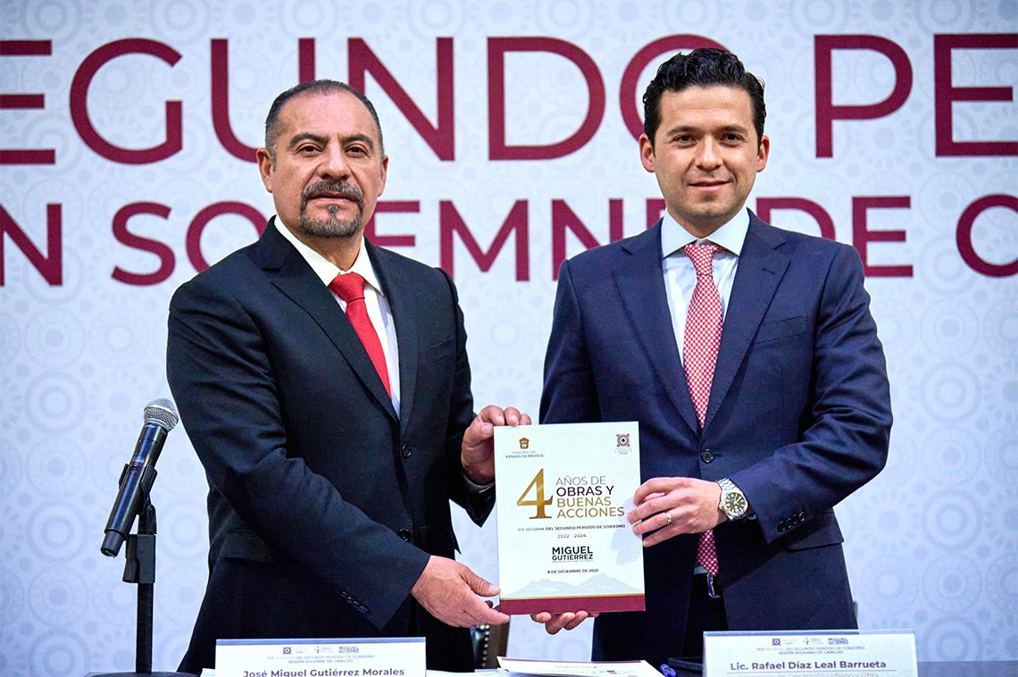 Boletín 133.- Miguel Gutiérrez presenta su Primer Informe de Gobierno en Sesión solemne de Cabildo