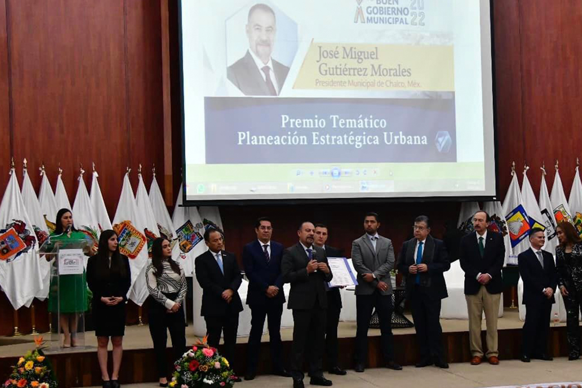Boletín 144.- Miguel Gutiérrez recibe por segunda vez el Premio al Buen Gobierno Municipal 