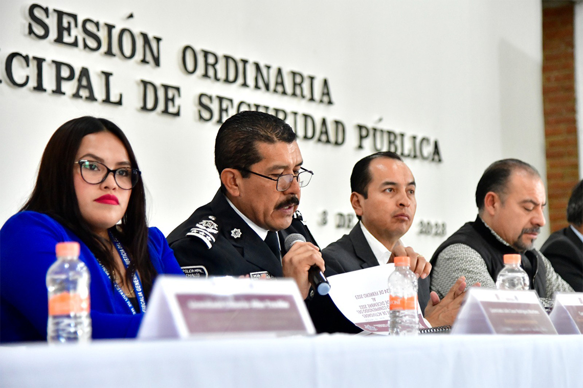 Boletín 156.- Gobierno de Chalco celebra la Séptima Sesión Ordinaria del Consejo Municipal de Seguridad Pública