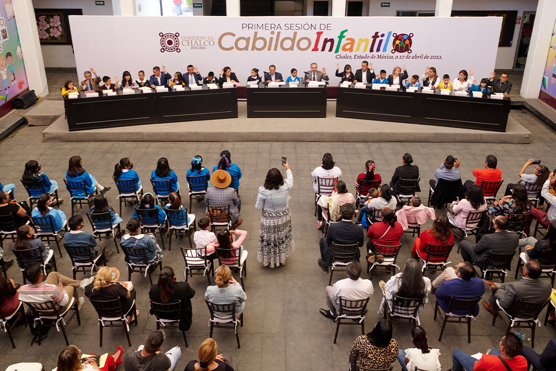 Boletín 173.- Gobierno de Chalco celebra su Primer Cabildo Infantil