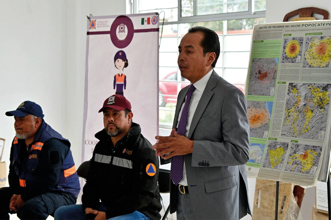 Boletín 174.-Gobierno de Chalco inicia con el Plan Homologado Popocatépetl