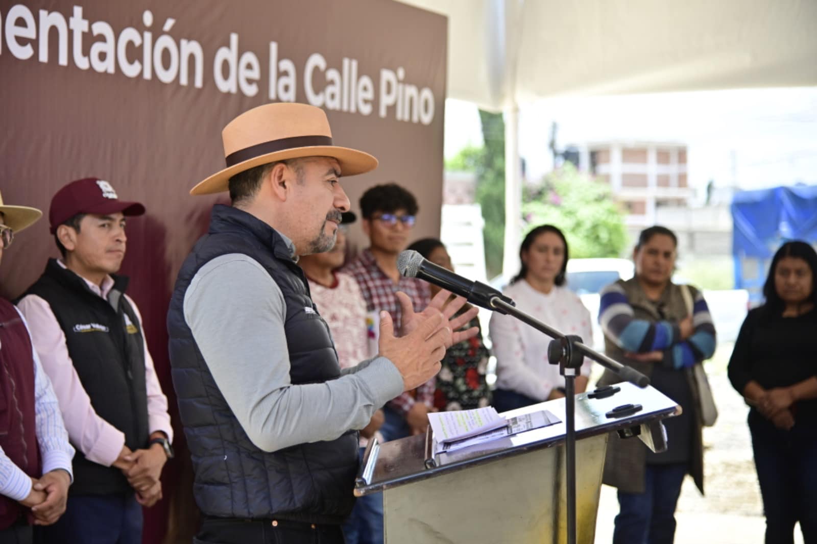Boletín 188.- Miguel Gutiérrez entrega dos pavimentaciones por 9.7 millones de pesos