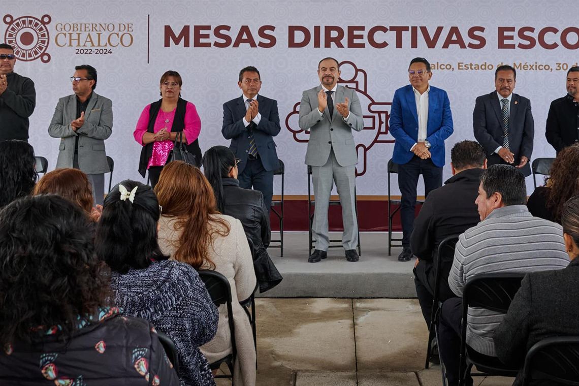 Boletín 310.- Miguel Gutiérrez entrega cuentas ante las Mesas Directivas Escolares