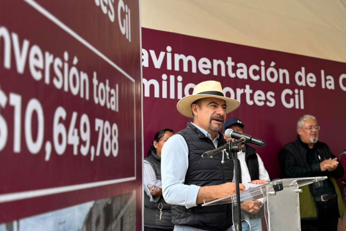 Boletín 313.- Miguel Gutiérrez entrega obras por más de 28 millones en Emiliano Zapata y Casco de San Juan