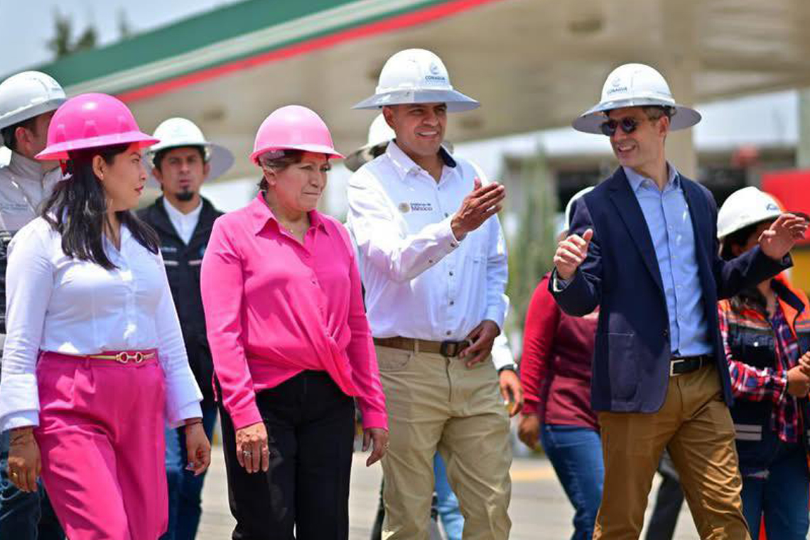 Boletín 037.- Abigail Sánchez supervisa Colector Tejones con la Gobernadora