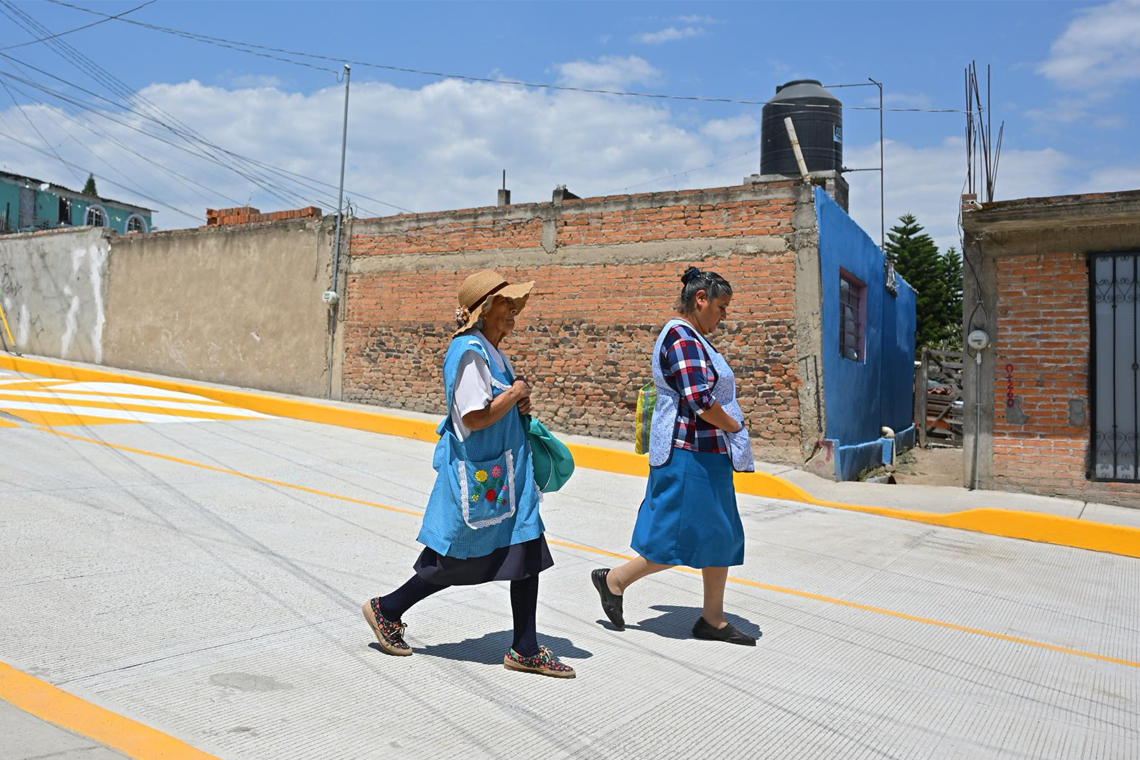 Boletín 044.- Abigail Sánchez entrega pavimentación en San Martín