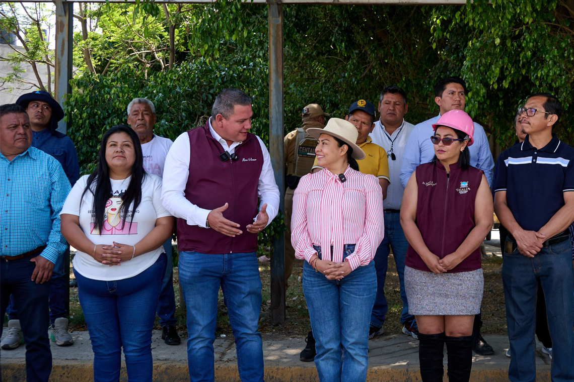 Boletíin 045.- Abigail Sánchez inicia Programa de Mejoramiento de Vialidades, con Valle de Chalco