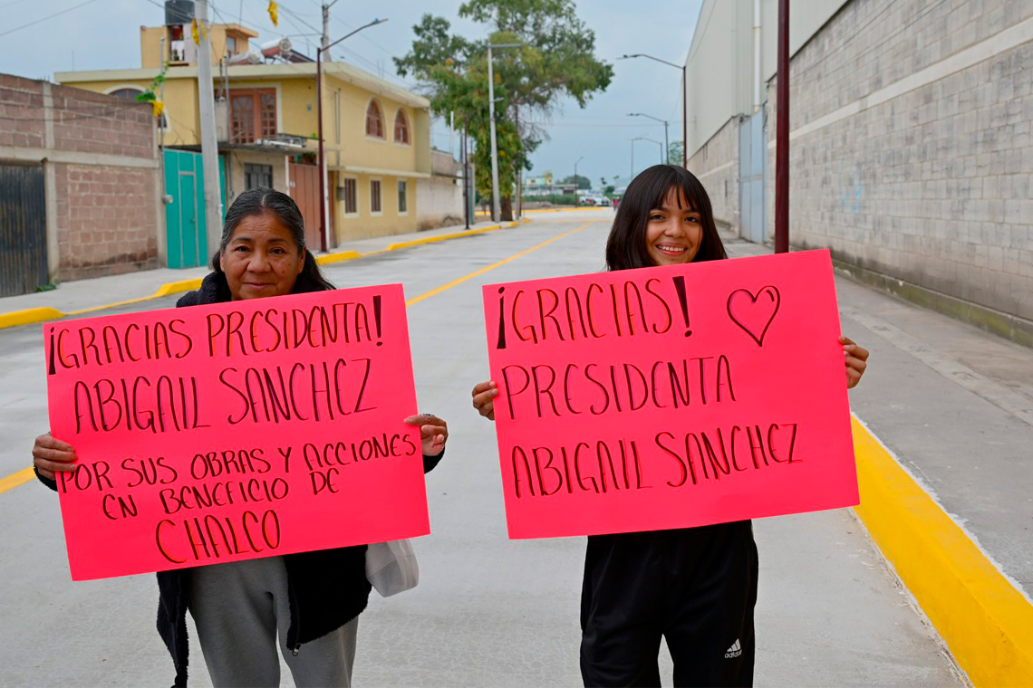 Boletín 071.- Abigail Sánchez entrega pavimentación en Barrio La Conchita