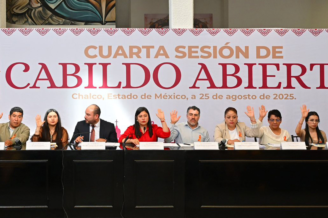 Boletín 081.- Gobierno de Chalco celebra su Cuarto Cabildo Abierto