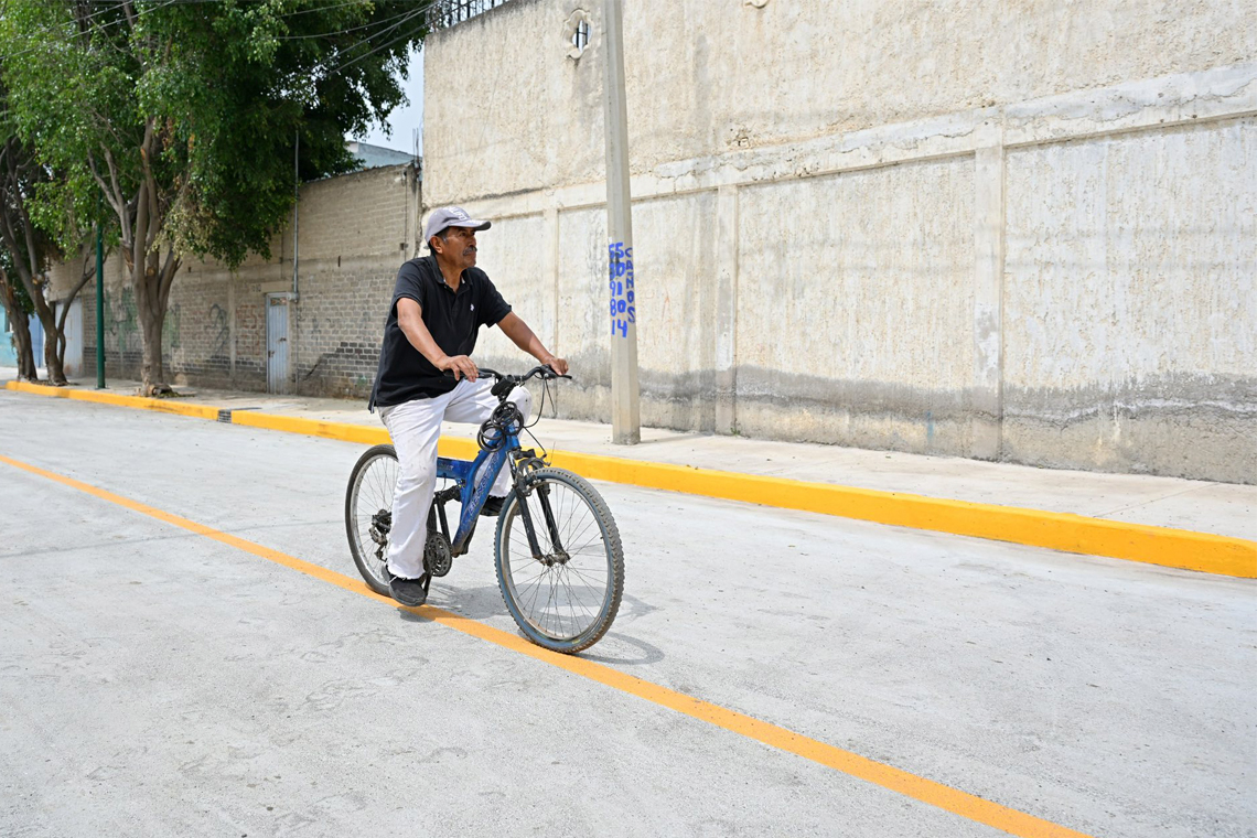 Boletín 085.- Abigail Sánchez entrega pavimentación en Culturas de México